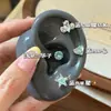 Pendientes de Hueso de Oreja Serie Zircón Azul Hielo, Lindos de Acero de Titanio, Pendientes Versátiles y Únicos, Estilo Coreano, Sencillos y Versátiles, Pequeños y Transparentes