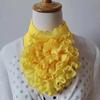 Cachecol Feminino Cachecol de Pescoço Cachecol de Cabeça Cachecol de Pescoço Moda Primavera e Outono Gola Flor Flor Criativa Acessórios de Cabeça Versáteis Cachecol de Seda de Cor Pura