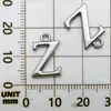 Aleación de Zinc 26 Letras Mayúsculas del Alfabeto Inglés A-Z Colgante Pequeño Pulsera DIY Collar Llavero Accesorios de Joyería Colgante