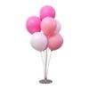 Mesa flotante con globos para bodas, ceremonias, cumpleaños, fiestas, decoración transparente, soporte de columna flotante.