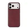 Adequado para capa de celular iPhone 18 Pro Max, capa de couro magnética para carro Samsung S26U com carregamento sem fio MagSafe