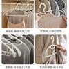 Percha simple para ropa de hogar sin costuras de hombro ancho antideslizante para ropa de adulto diez perchas multifuncionales de PP