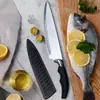 Cuchillo de chef de acero inoxidable en stock, cuchillo de cocina para el hogar, cuchillo para trinchar, cuchillo para frutas extendido con funda, directo del fabricante