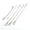 Venta al por mayor del fabricante cable de acero galvanizado de acero inoxidable 304 con virolas de aluminio prensadas, cable de acero recubierto con virolas de aluminio prensadas