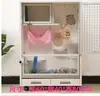 Gabinete de jaula para gatos y dragones, de madera maciza, para cría, sala de citas grande, gabinete de jaula con nido de hielo, jaula para mascotas, calamar, ratón