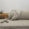 280cm de largura, bege-marrom, tecido 100% linho puro natural para vestuário, disponível para atacado e varejo