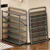 Zapatero plegable, multicapa, para entrada de casa, interior, zapatero simple, ahorra espacio, no requiere instalación, estante de almacenamiento de zapatos para viviendas de alquiler