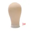 Soporte para Soporte de Peluca, Cabeza de Maniquí Cubierta de Tela, Modelo de Cabeza de Maniquí Pinable, Soporte de Base para Cabeza de Maniquí de Estilismo