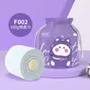 F002 Lameila Conejo Rosa Patrón de Perla Paño Facial Desechable Toalla Limpiadora Engrosada Doble Uso Seco y Húmedo Toalla Suave de Algodón
