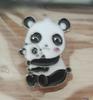 Broche de panda fofo estilo chinês com fivela de urso, broche de metal para homens e mulheres, emblema da moda nacional, bolsa de casal, decoração de roupas
