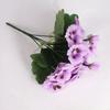 Flor de simulação flor de seda buquê transfronteiriço amor-perfeito de cinco pontas layout de cena de casamento decoração de arranjo floral de caixa de flores interna e externa