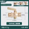 Manómetro Válvula de Bola de Dos Vías Grifo de Caldera 4 Puntos/M20X1.5 Rosca Interna y Externa Interruptor de Soldadura Marina