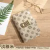 2025 Novo Livro Contábil com Cadeado de Senha A6 Livro de Armazenamento de Dinheiro Livro de Armazenamento de Dinheiro em Espécie Bolsa para Cosméticos Porta-Notas