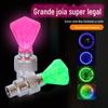 Bicicleta válvula luz vibração indução roda quente colorido bico de ar luz mountain bike equipamento roda flash luz noite