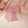 Presilha de Cabelo Rosa Dopamina para Mulheres, Presilha para Franja, Presilha Bb, Presilha Lateral, Grampo Doce e Fofo, Acessório de Cabelo