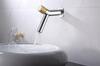 Grifo para Lavabo de Pared para Baño Kaiping Youjia Cromo + Oro Grifo de Cobre para Lavabo Caja Empotrada Lavabo 38065