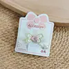 Pinza para el Cabello con Malla de Encaje y Perlas Brillantes Lazo Súper Hada Accesorio Versátil para el Cabello Tocado para Niña Pinza Lateral para Cabello Rebelde