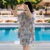 Pijama de Mujer Estilo Nuevo 2026, Ropa de Casa de Algodón y Seda Estilo Chino de Verano, Sensación Fresca y de Alta Gama, Se Puede Usar Afuera, Conjunto de Algodón y Seda Tallas Grandes