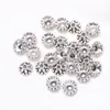 Accesorios para Joyería DIY al por Mayor Creativo Separadores de Plata Xizang 8mm Aleación Tori Pendientes Retro Accesorios para Pulsera