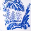 Papel de Color para Bajo Cubierta de Cerámica Jingdezhen Azul y Blanco Calcomanías Flores y Pájaros Auspiciosos Patrón Zodiacal Calcomanía para Bajo Cubierta de Alta Temperatura