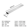 Estante magnético de acero inoxidable para cuchillos de pared, soporte magnético para cuchillos de cocina, estante de almacenamiento magnético para cuchillos sin taladro, organizador de cuchillos de cocina