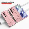 Funda para Teléfono Móvil Samsung Zfold8Ultra Fold8 Bisagra Plegable Cubierta Protectora Ranura para Bolígrafo Galvanizada Funda Anticaídas