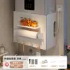 Cubierta para Calentador de Agua, Decoración de Tubería de Gas, Cubierta para Calefacción por Suelo de Gas Natural, Estante de Almacenamiento de Tablero Perforado para Cocina