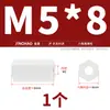 Coluna de Nylon Cabeça Chata Sextavada Haste de Parafuso de Dupla Passagem Coluna Isolante Coluna de Suporte de Plástico Branco e Preto Coluna Espaçadora M2.5M3M4M5