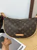 Cross2026 Invierno Nuevo Bolso de Bollo con Correa Ancha Diseño de Nicho para Mujer Bolso de Hombro Único con Estampado Retro Bolso Cruzado