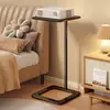 Soporte de proyector de mesita de noche, soporte de suelo para mesita de noche, estante doméstico de pared, mesa de colocación ampliada, estante de almacenamiento de bandeja universal