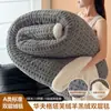 Manta de Lujo Jacquard de Gofre Tafetán Lana de Cordero Manta de Alto Gramaje Multifuncional Transfronteriza Personalizada