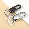 Llavero de coche grande, venta al por mayor, nuevo llavero de alta gama para hombre, creativo, antipérdida, con hebilla simple de metal para colgar en la cintura