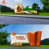 Escultura Temática Parque Estado de Derecho Acero Inoxidable Fuente Limpia y Honesta Cuadrado Libro Cuadrado de Granos Valiosos Adornos Grandes