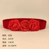 Cinturón Ancho Nuevo de Flor Cubierta de Cintura Todo Fósforo Decorativo Flor Grande para Mujer Suelto Cinturón Ancho Decoración de Cintura Ropa de Performance Flor de Cintura