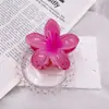 Primavera e Verão Venda Quente Transfronteiriça Presilha de Cabelo Grande Plumeria Presilha de Cabelo de Alta Qualidade Grampo de Cabelo Grampo de Cabelo Feminino Flor Presilha Tubarão