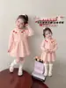 Vestido de Otoño para Niña 2026 Nuevo Estilo Suéter de Punto Infantil Vestido de Princesa Primavera y Otoño Falda Elegante para Cumpleaños de Niña