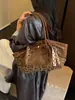Bolso de mano de moda versátil transfronterizo, bolsa plisada de gran capacidad para mujer, nueva colección otoño 2026, bolso tote retro, bolso de hombro
