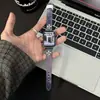 Adecuado para Xiaomi Mi Band 9 Pro, 8 Pro, Redmi 654, pulsera de mezclilla de moda de otoño e invierno para niñas