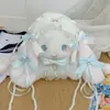 Bolsa de Coelho Estilo Lolita Jk Fofo Boneco de Pelúcia Desenho Animado Bolsa Transversal Pequena Bolsa de Ombro Brinquedo Coração de Menina
