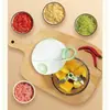 Cortador de Ajo Multifuncional para el Hogar, Molinillo de Ajo Manual Portátil, Picadora de Ajo, Trituradora Pequeña de Ajo, Fabricante de Pasta de Ajo