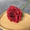 Rosa Vermelha Fresca Hotel Casamento Decoração de Palco Flor Artificial Decoração de Casa Flor Cruzada Artificial Flor Artificial