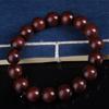 Pulsera de cuentas de sándalo rojo zambiano hilo de mano sándalo rojo lobular africano material viejo de alta densidad hilo de madera para Wen juego cuentas de rosario borde caminar mano