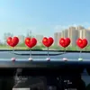Adornos de bandera patriótica pequeña de cinco estrellas panel de instrumentos de control central del coche espejo retrovisor adornos de cabeza que se mueven la cabeza suministros de decoración interior del coche
