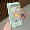 Soporte de Bebé Llorando con Lunares 3D se Transforma Instantáneamente en Funda Transparente Cielo Estrellado Dopamina Compatible con iPhone 16 y iPhone 17 Pro Max