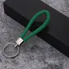 Llavero de cuerda de cuero creativo nuevo, cuerda tejida, colgante para coche, cuerda de color para llaves, actividades, regalo pequeño, joyería al por mayor