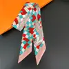 Bufanda Pequeña de Seda Biselada Nuevo Estilo Otoño, Bufanda Pequeña Versátil, Bufanda de Seda Francesa, Cinta Decorativa para Bolso, Cinta de Recuerdo