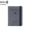 Porta-passaporte atacado transfronteiriço bolsa para passaporte RFID moda simples multifuncional bolsa para identidade conjunto para passaporte de viagem ao exterior