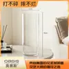 Vaso Anti-Queda de Acrílico para Hidroponia, Arranjo de Flores, Bambu da Sorte, Vaso Reto Transparente de Acrílico para Flores Frescas, Decoração para Sala de Estar, Pequeno