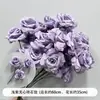Flores Roxas de Casamento, Banquete de Noivado, Fundo de Decoração de Casamento, Guia de Corredor, Decoração de Vitrine, Flores Artificiais