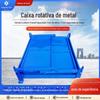 Bandeja de caixa de volume de negócios de metal dobrável Bandeja de caixa de rede Bandeja de rede Caixa de material de metal caixa de ferro estrutura de ferro